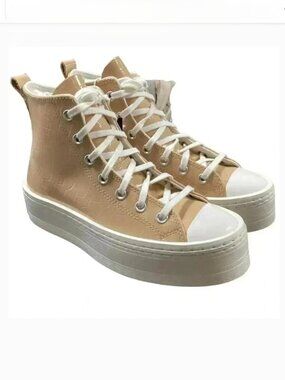 Converse Shoes Womens 8.5 Chuck Taylor All Star Lift Platform Leather High Top
